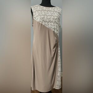 R&M Richard’s ladies Beautiful dark tan cocktail dress